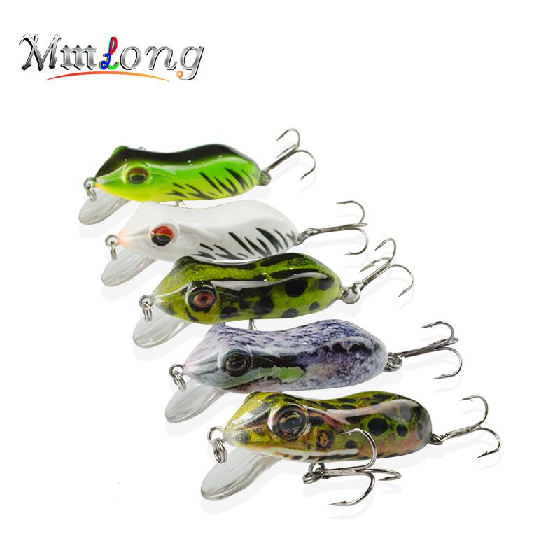 Mmlong 6.3cm Hard Frog Fishing lures Floating Minnow MR03-S Artifical Baits  Wobbler  Crank Bait  Pesca